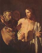 Gerrit van Honthorst The Incredulithy of St Thomas (mk08) oil painting